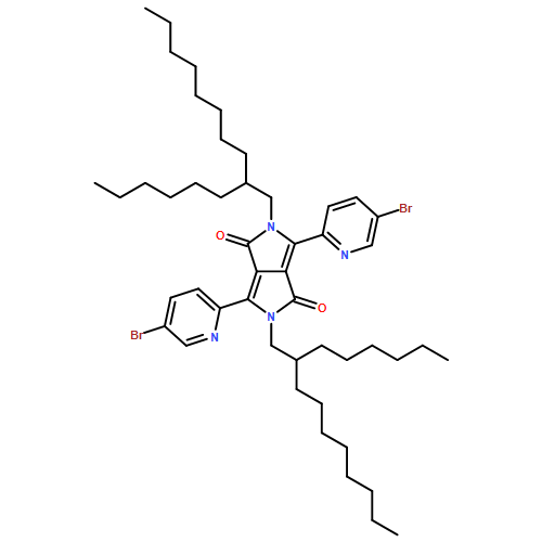 Pyrrolo[3,4-c]pyrrole-1,4-dione, 3,6-bis(5-bromo-2-pyridinyl)-2,5-bis(2-hexyldecyl)-2,5-dihydro-