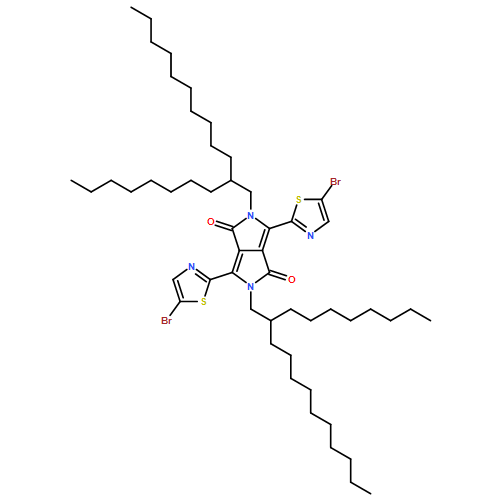 Pyrrolo[3,4-c]pyrrole-1,4-dione, 3,6-bis(5-bromo-2-thiazolyl)-2,5-dihydro-2,5-bis(2-octyldodecyl)-