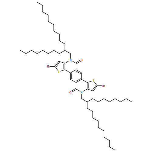 Thieno[3,2-c]thieno[2',3':5,6]pyrido[3,4-g]isoquinoline-5,11-dione, 2,8-dibromo-4,10-dihydro-4,10-bis(2-octyldodecyl)-