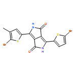 Pyrrolo[3,4-c]pyrrole-1,4-dione, 3-(5-bromo-4-methyl-2-thienyl)-6-(5-bromo-2-thienyl)-2,5-dihydro-