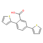 Benzoic acid, 2,5-di-2-thienyl-