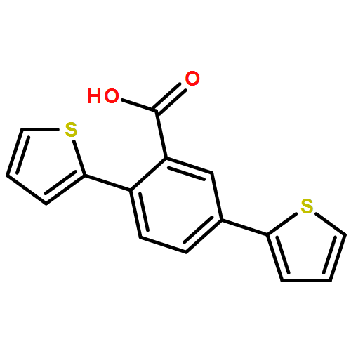 Benzoic acid, 2,5-di-2-thienyl-