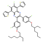 Quinoxaline, 2,3-bis[4-[(2-ethylhexyl)oxy]-3-fluorophenyl]-6,7-difluoro-5,8-di-2-thienyl-