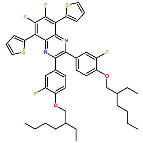 Quinoxaline, 2,3-bis[4-[(2-ethylhexyl)oxy]-3-fluorophenyl]-6,7-difluoro-5,8-di-2-thienyl-