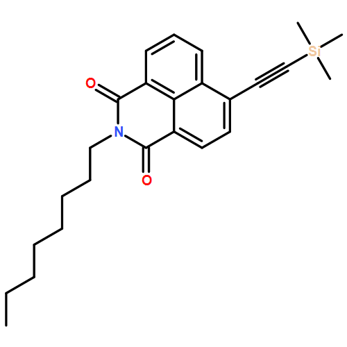 1H-Benz[de]isoquinoline-1,3(2H)-dione, 2-octyl-6-[2-(trimethylsilyl)ethynyl]-