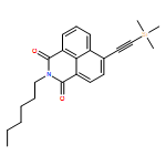 1H-Benz[de]isoquinoline-1,3(2H)-dione, 2-hexyl-6-[2-(trimethylsilyl)ethynyl]-