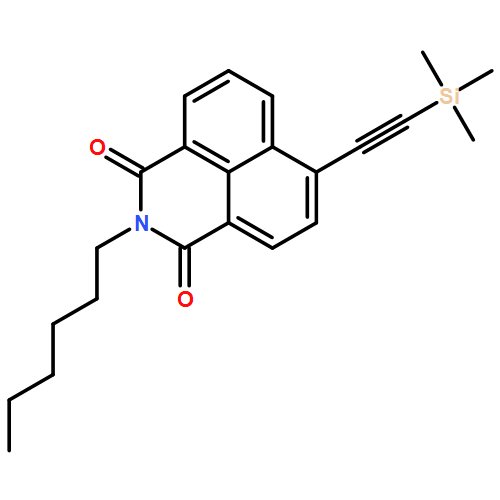 1H-Benz[de]isoquinoline-1,3(2H)-dione, 2-hexyl-6-[2-(trimethylsilyl)ethynyl]-