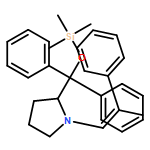 Pyrrolidine, 2-[diphenyl[(trimethylsilyl)oxy]methyl]-1-[(1Z)-2-phenyl-1-propen-1-yl]-, (2R)- 