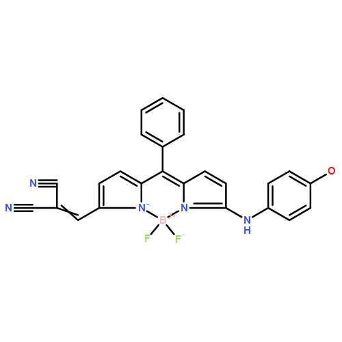 Boron, difluoro[2-?[[5-?[[5-?[(4-?hydroxyphenyl)?amino]?-?2H-?pyrrol-?2-?ylidene-?κN]?phenylmethyl]?-?1H-?pyrrol-?2-?yl-?κN]?methylene]?propanedinitrilato]?-?, (T-?4)?- 