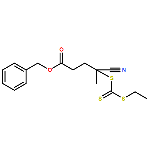 Pentanoic acid, 4-cyano-4-[[(ethylthio)thioxomethyl]thio]-, phenylmethyl ester 