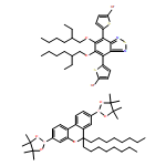 2,1,3-Benzothiadiazole, 4,7-bis(5-bromo-2-thienyl)-5,6-bis[(2-ethylhexyl)oxy]-, polymer with 6,6-dioctyl-3,8-bis(4,4,5,5-tetramethyl-1,3,2-dioxaborolan-2-