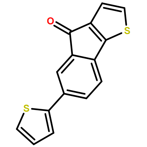 4H-Indeno[1,2-b]thiophen-4-one, 6-(2-thienyl)-