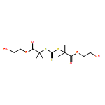 Propanoic acid, 2,2'-[carbonothioylbis(thio)]bis[2-methyl-, 1,1'-bis(2-hydroxyethyl) ester 