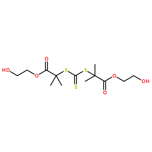 Propanoic acid, 2,2'-[carbonothioylbis(thio)]bis[2-methyl-, 1,1'-bis(2-hydroxyethyl) ester 