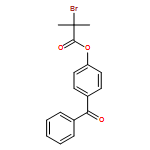 Propanoic acid, 2-bromo-2-methyl-, 4-benzoylphenyl ester