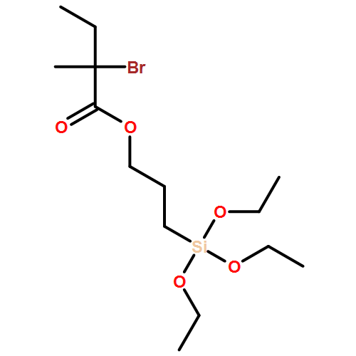 Butanoic acid, 2-bromo-2-methyl-, 3-(triethoxysilyl)propyl ester