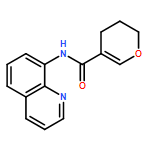 2H-Pyran-5-carboxamide, 3,4-dihydro-N-8-quinolinyl- 