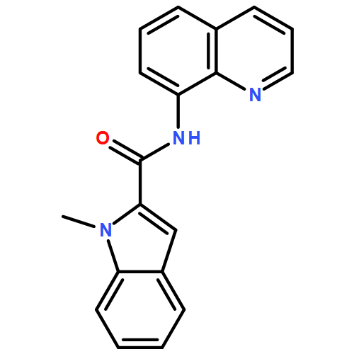 1H-Indole-2-carboxamide, 1-methyl-N-8-quinolinyl- 