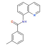 Benzamide, 3-methyl-N-8-quinolinyl- 