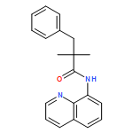 Benzenepropanamide, α,α-dimethyl-N-8-quinolinyl- 