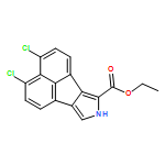 8H-Acenaphtho[1,2-c]pyrrole-7-carboxylic acid, 3,4-dichloro-, ethyl ester 