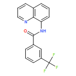 Benzamide, N-8-quinolinyl-3-(trifluoromethyl)- 