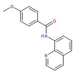 Benzamide, 4-methoxy-N-8-quinolinyl-