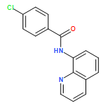 Benzamide, 4-chloro-N-8-quinolinyl- 