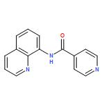 4-Pyridinecarboxamide, N-8-quinolinyl- 