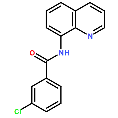 Benzamide, 3-chloro-N-8-quinolinyl- 