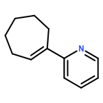 Pyridine, 2-(1-cyclohepten-1-yl)- 