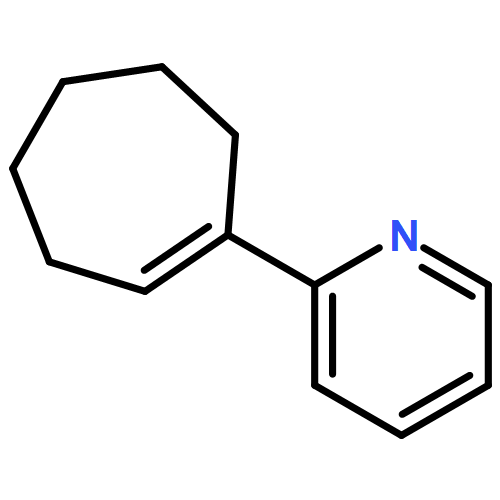 Pyridine, 2-(1-cyclohepten-1-yl)- 