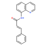 2-Propenamide, 3-phenyl-N-8-quinolinyl-, (2E)- 