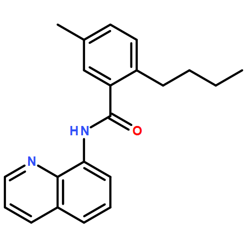 Benzamide, 2-butyl-5-methyl-N-8-quinolinyl- 