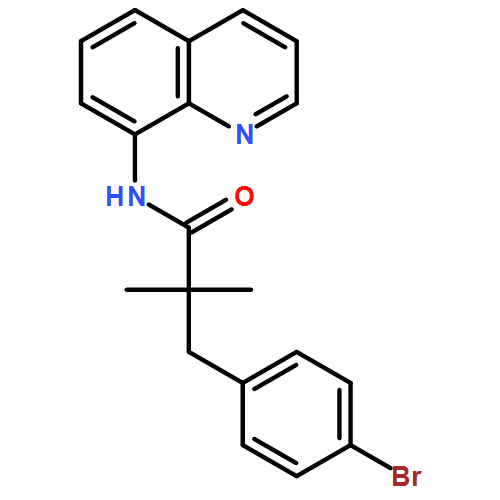 Benzenepropanamide, 4-bromo-α,α-dimethyl-N-8-quinolinyl- 