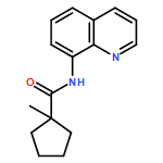 Cyclopentanecarboxamide, 1-methyl-N-8-quinolinyl- 