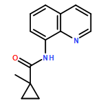 Cyclopropanecarboxamide, 1-methyl-N-8-quinolinyl- 