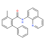 [1,1-Biphenyl]-2-carboxamide, 3-methyl-N-8-quinolinyl- 