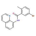 Benzamide, 5-bromo-2-methyl-N-8-quinolinyl- 