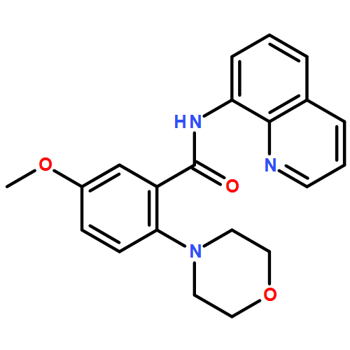 Benzamide, 5-methoxy-2-(4-morpholinyl)-N-8-quinolinyl- 