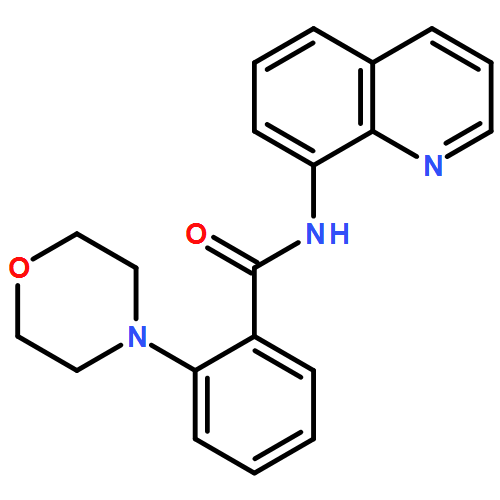 Benzamide, 2-(4-morpholinyl)-N-8-quinolinyl- 