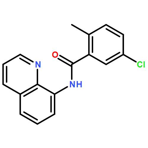 Benzamide, 5-chloro-2-methyl-N-8-quinolinyl- 