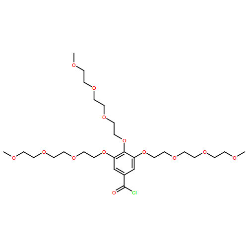 Benzoyl chloride, 3,4,5-tris[2-[2-(2-methoxyethoxy)ethoxy]ethoxy]- 