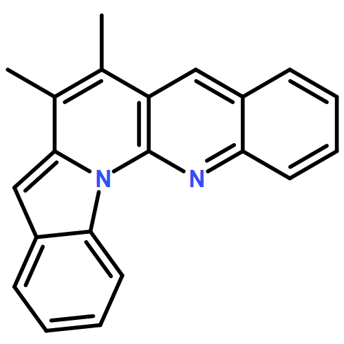 Benz[g]indolo[1,2-a][1,8]naphthyridine, 6,7-dimethyl- 