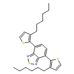 2,1,3-Benzothiadiazole, 4,7-bis(3-hexyl-2-thienyl)- 