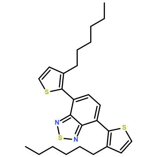 2,1,3-Benzothiadiazole, 4,7-bis(3-hexyl-2-thienyl)- 