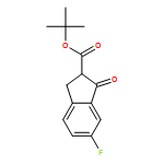 1H-Indene-2-carboxylic acid, 6-fluoro-2,3-dihydro-1-oxo-, 1,1-dimethylethyl ester 