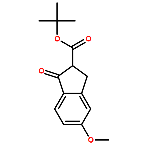 1H-Indene-2-carboxylic acid, 2,3-dihydro-5-methoxy-1-oxo-, 1,1-dimethylethyl ester 