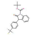 1H-Indole-1-carboxylic acid, 2,3-dihydro-2-oxo-3-[4-(trifluoromethyl)phenyl]-, 1,1-dimethylethyl ester 