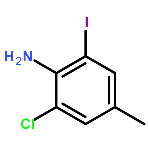 Benzenamine, 2-chloro-6-iodo-4-methyl- 